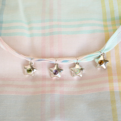 Guiding Star Charm for Laura (opal)