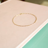 Louise Solid Gold Chain Bracelet