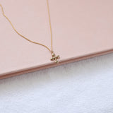 Solid Gold Cross Necklace