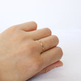 Solid Gold Skinny Ring