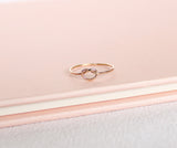 Solid Gold Love Knot Ring